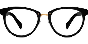 Tansley F Eyeglasses In Jet Black Ultra High-index