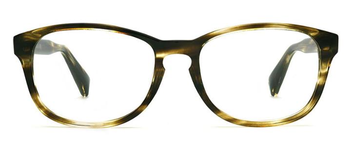 Warby Parker Eyeglasses - Dale In Striped Olive