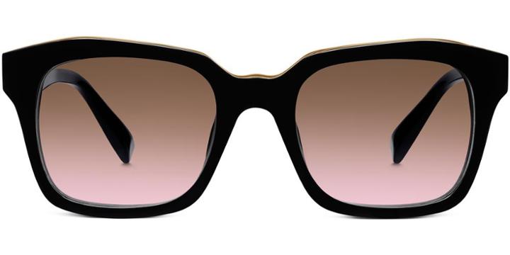 Warby Parker Sunglasses - Lovett In Jet Black