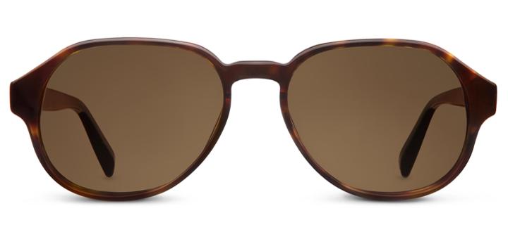 Warby Parker Sunglasses - Oxley In Cognac Tortoise