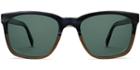 Barkley Wide M Sunglasses In Antique Shale Fade (green Rx)
