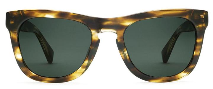 Warby Parker Sunglasses - Cliff In Striped Olive