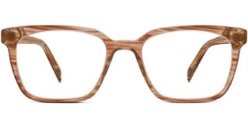 Hughes Narrow M Eyeglasses In Chestnut Crystal Rx
