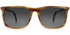 Fletcher Wide F Sunglasses In English Oak (grey Rx)