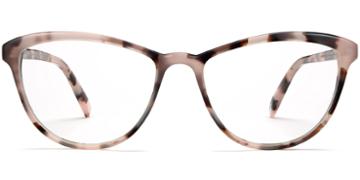 Louise Wide F Eyeglasses In Blush Tortoise (rx)