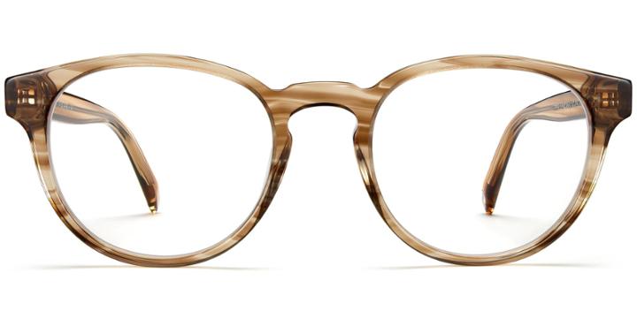 Percey Wide M Eyeglasses In Chestnut Crystal (rx)