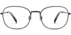 Wilcox M Eyeglasses In Brushed Navy (rx)