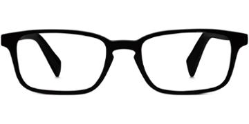 Hardy M Eyeglasses In Jet Black Ultra High-index