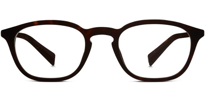 Warby Parker Eyeglasses - Burroughs In Cognac Tortoise