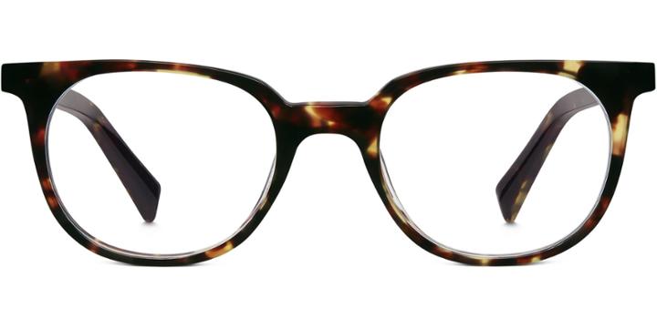 Keene M Eyeglasses In Burnt Lemon Tortoise Non-rx