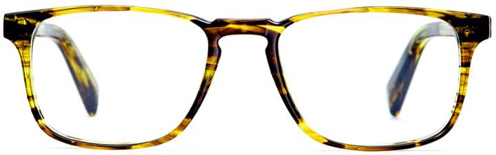 Warby Parker Bensen Eyeglasses - Olivewood