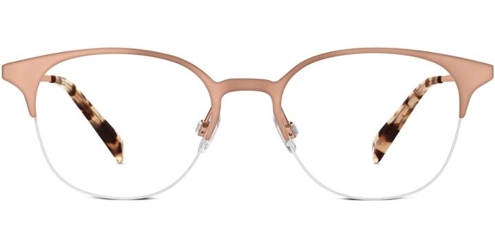 Violet F Eyeglasses In Rose Gold Rx