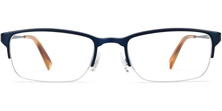 Caldwell Wide (updated) M Eyeglasses In Brushed Navy (rx)