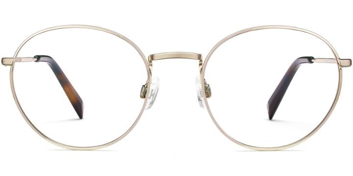 Simon M Eyeglasses In Gold (rx)
