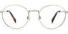Simon M Eyeglasses In Gold (rx)