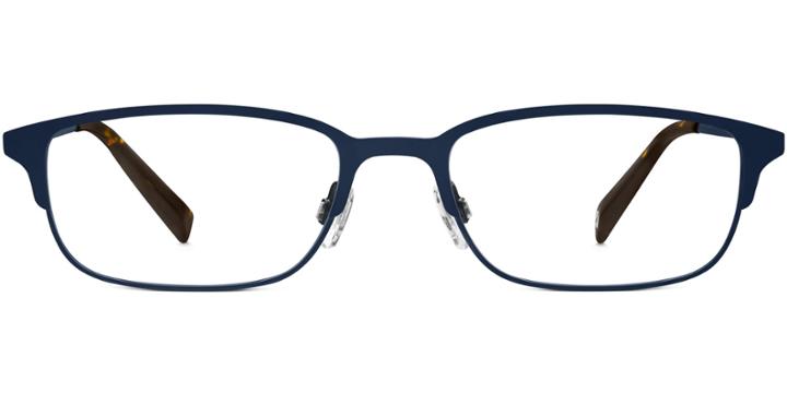 Graham M Eyeglasses In Brushed Navy High-index