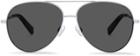 Warby Parker Sunglasses - Crossfield In Jet Silver