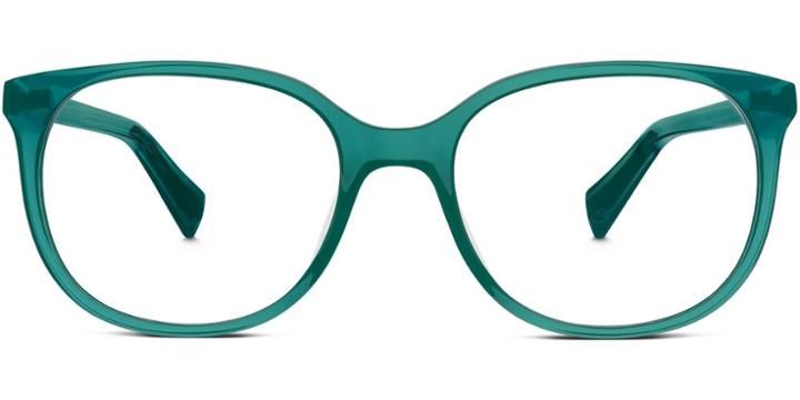 Warby Parker Eyeglasses - Laurel In Peacock Green