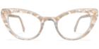 Evelina F Eyeglasses In Lunar Pearl (rx)