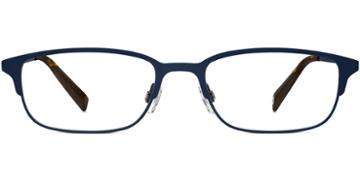 Graham F Eyeglasses In Brushed Navy High-index