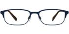 Graham F Eyeglasses In Brushed Navy High-index