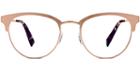 Blair F Eyeglasses In Rose Gold High-index