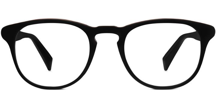 Baker M Eyeglasses In Black Matte Eclipse High-index