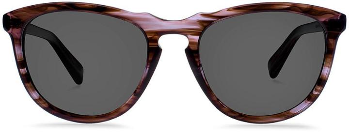 Warby Parker Sunglasses - Marcel In Plum Marblewood
