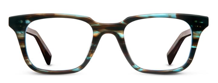 Warby Parker Eyeglasses - Clark In Blue Marblewood