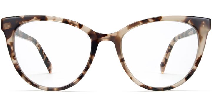 Haley F Eyeglasses In Opal Tortoise Rx