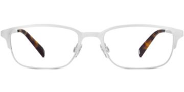 Graham M Eyeglasses In Polished Silver High-index