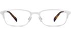 Graham M Eyeglasses In Polished Silver High-index