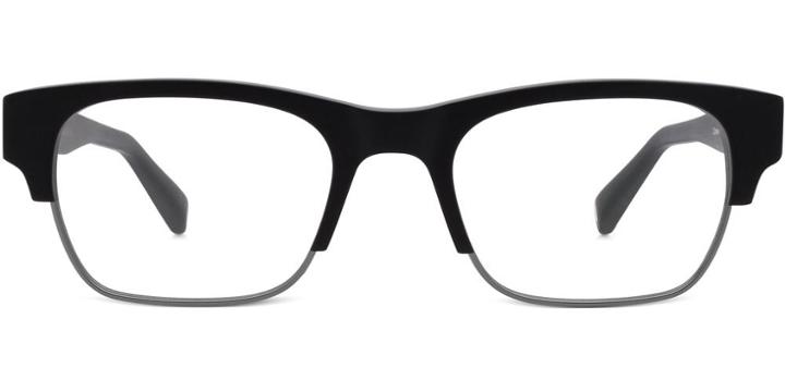 Warby Parker Eyeglasses - Oates In Jet Black Matte