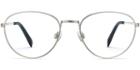 Hawkins M Eyeglasses In Antique Silver (rx)