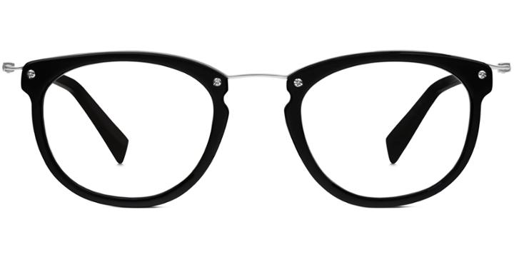 Warby Parker Eyeglasses - Moriarty In Jet Black Matte