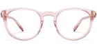 Percey M Eyeglasses In Rose Crystal With Riesling Endcaps (rx)
