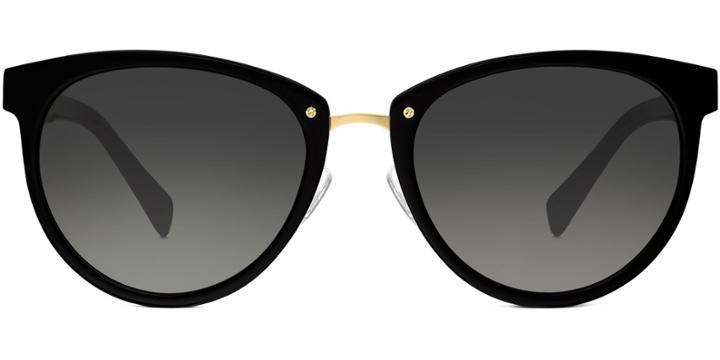Tansley F Sunglasses In Jet Black Non-rx