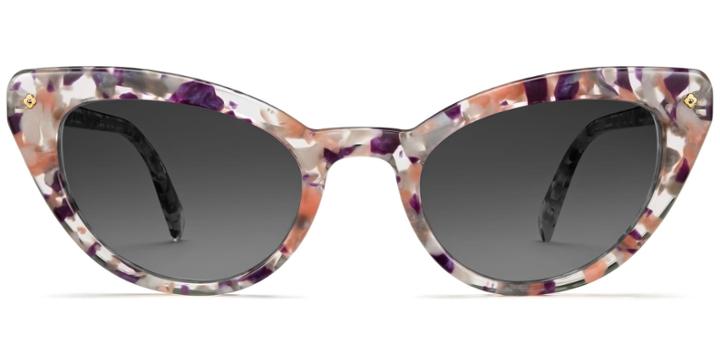 Evelina F Sunglasses In Blossom Crystal (grey Rx)