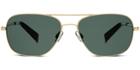 Warby Parker Sunglasses - Upshaw In Polished Gold
