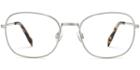 Wilcox M Eyeglasses In Antique Silver (rx)