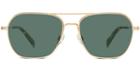 Abe Wide M Sunglasses In Gold (green Rx)