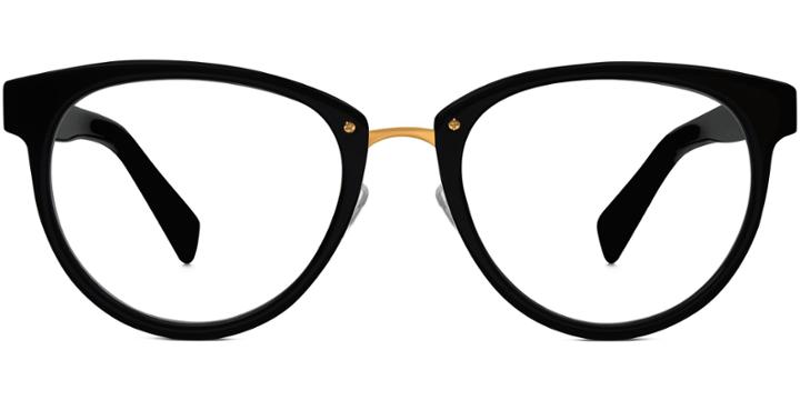 Warby Parker Eyeglasses - Tansley In Jet Black