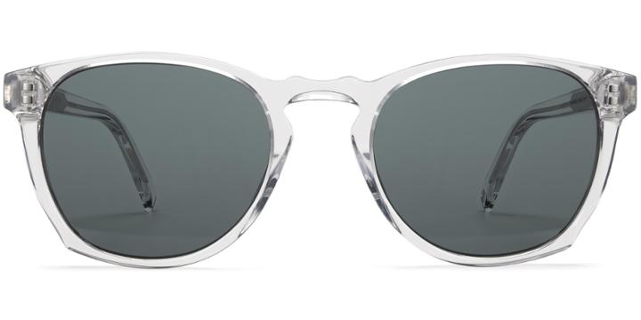 Topper Wide M Sunglasses In Crystal (grey Rx)