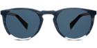 Warby Parker Sunglasses - Haskell In Striped Pacific With Crystal