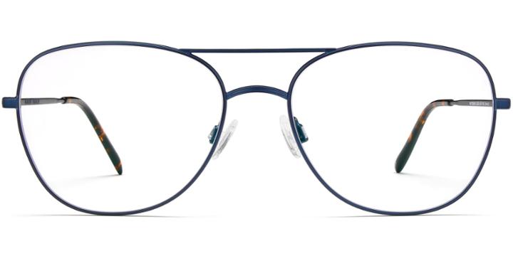 Patterson M Eyeglasses In Brushed Navy (rx)