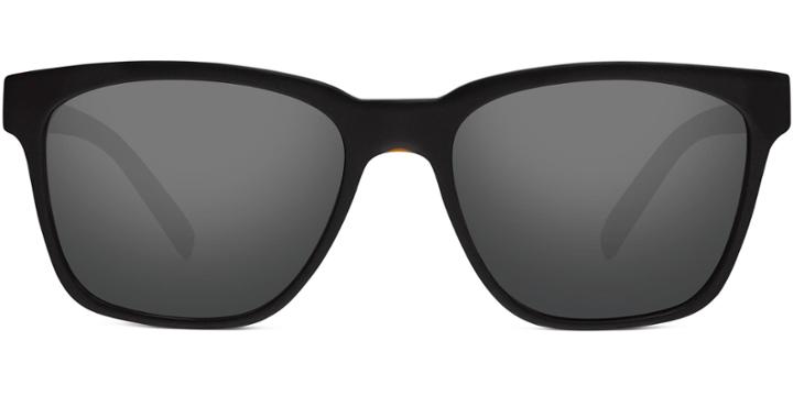 Barkley M Sunglasses In Black Matte Eclipse (grey Rx)