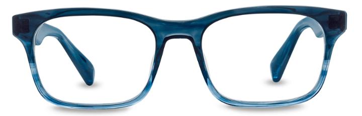 Warby Parker Eyeglasses - Cass In Blue Slate Fade