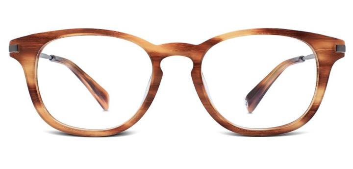 Warby Parker Eyeglasses - Chandler-ti In English Oak