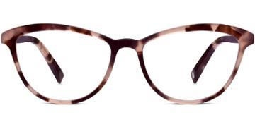 Louise  F Eyeglasses In Blush Tortoise Rx