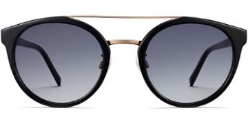 Laney M Sunglasses With Jet Black W Rose Gold (grey Rx)